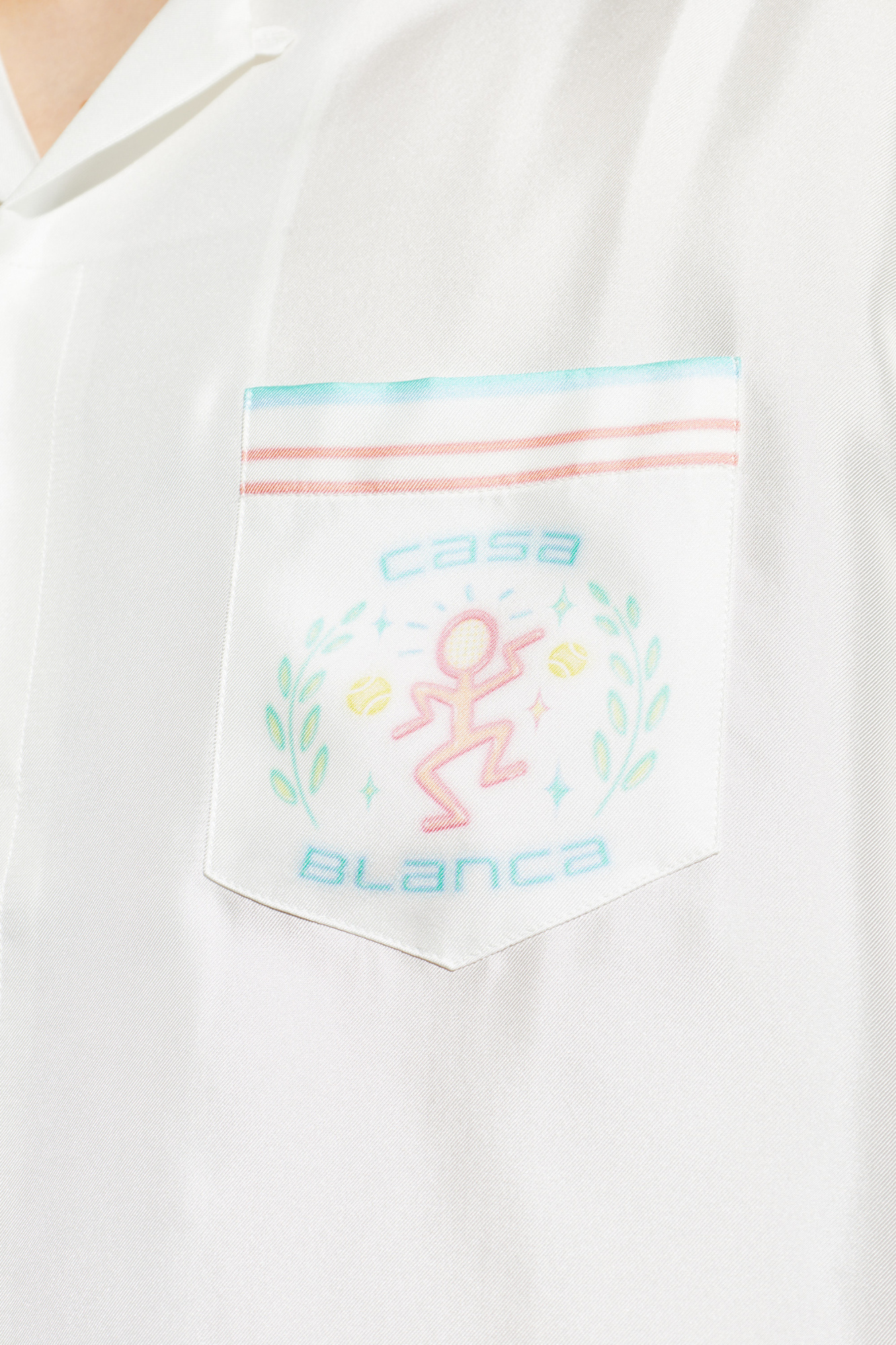 Casablanca Silk shirt with logo | Men's | Vitkac